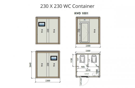 KW2 230X230 WC Kontti