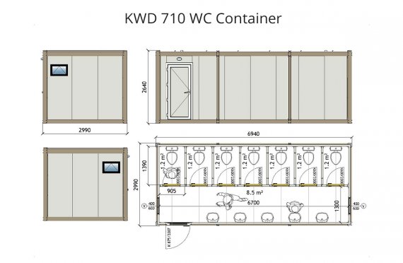 KWD 710 Wc Kontti