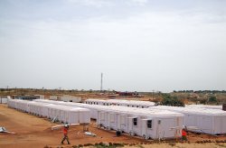 Saliintorakennuksen kokoonpano Senegalissa on valmis